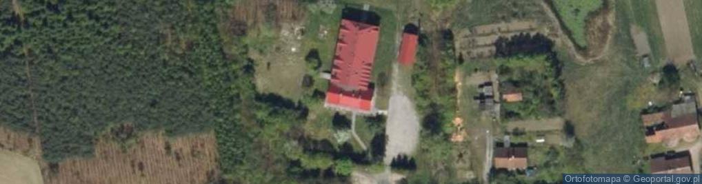 Zdjęcie satelitarne Szkoła Podstawowa w Pakoszach