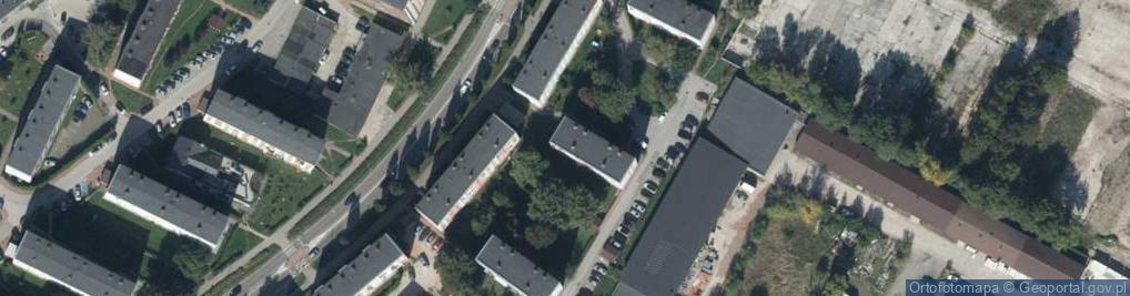 Zdjęcie satelitarne Szkoła Tańca Oskar- Oskar Zbroja, Usługi Geodezyjne Geoskar Oskar Zbroja