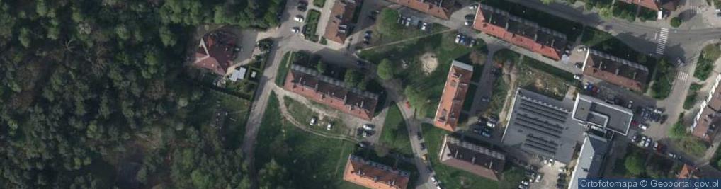 Zdjęcie satelitarne Szymak Mirosław Duklewicz Ryszard Zakład Kaletniczy