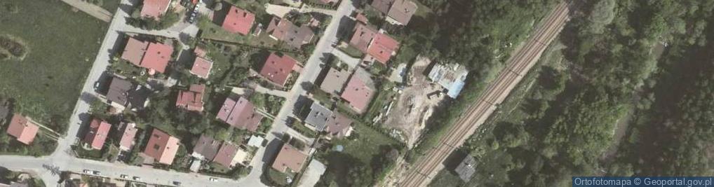 Zdjęcie satelitarne Taksówka Osobowa Numer Boczny 1958 Kraków