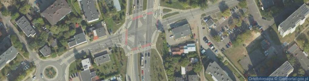 Zdjęcie satelitarne Tartacznictwo i Handel Maszynami Krzysztof Pietrzak