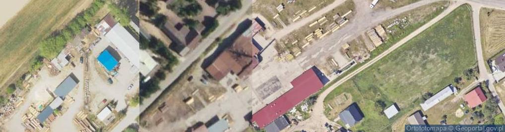 Zdjęcie satelitarne Tartak Czerwone Jarosław Kozak Marzena Kozak
