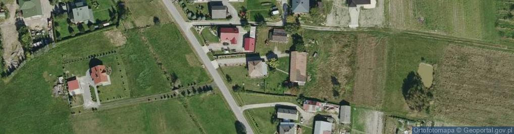 Zdjęcie satelitarne Tartak więźby dachowe oraz usługi ogólnobudowlane Radosław Fran