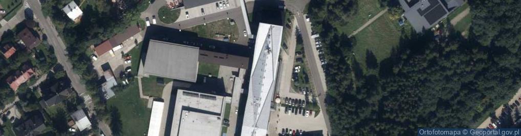 Zdjęcie satelitarne Tatrzański Związek Narciarski w Zakopanem