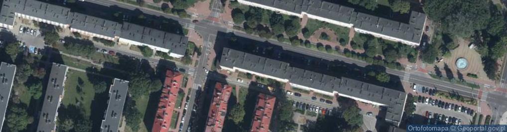 Zdjęcie satelitarne Taxi Osobowe Krystian Gozdek
