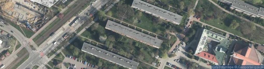 Zdjęcie satelitarne Taxi Osobowe nr Boczny 1698 Kraków