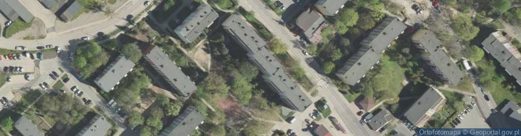 Zdjęcie satelitarne Taxi Osobowe Sprzedaż Art Spoż Przem Poch Kraj Zagr
