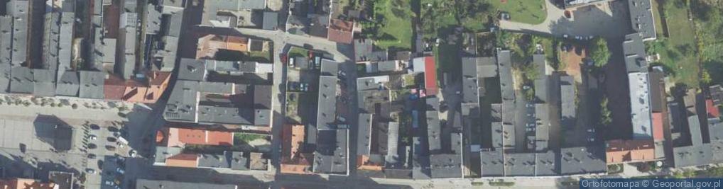 Zdjęcie satelitarne Tęcza