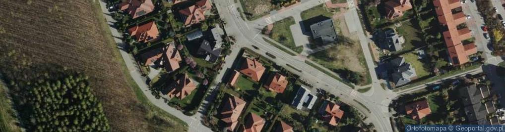 Zdjęcie satelitarne Tenisowy Świat