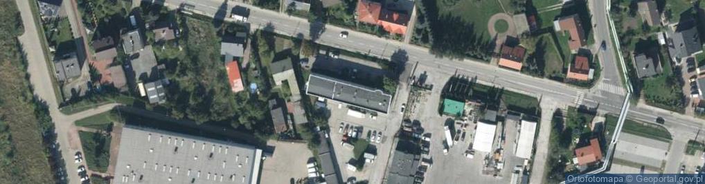 Zdjęcie satelitarne Tes Centrum Materiałów Budowlanych