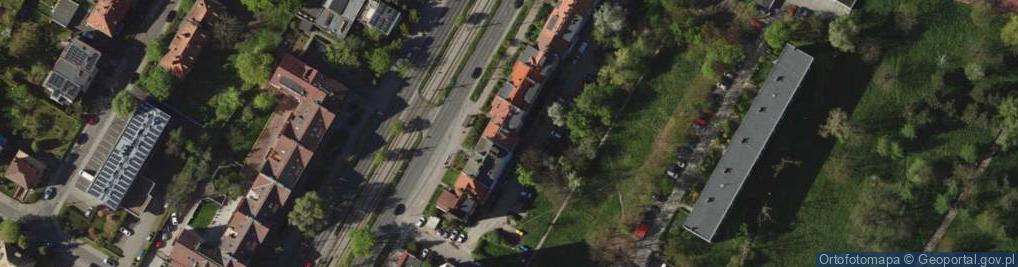 Zdjęcie satelitarne Toćky V., Wrocław