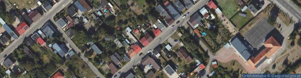 Zdjęcie satelitarne Tomasz Bąkowski Firma Handlowo-UsługowaAGA