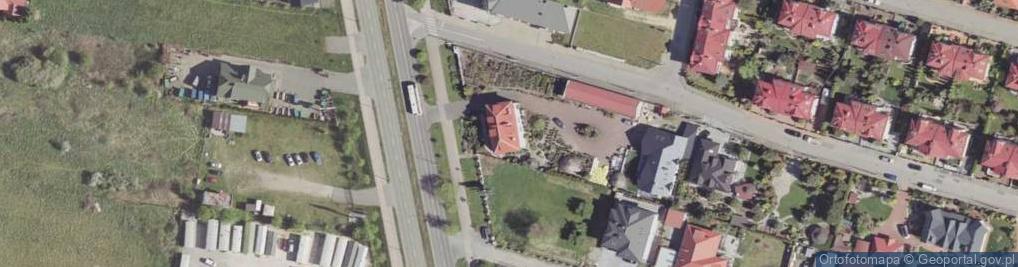 Zdjęcie satelitarne Tomasz Kupidura Wspólnik Spółki Cywilnej Centrum Ogrodnicze Pinus