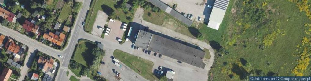 Zdjęcie satelitarne Trans Żuławy