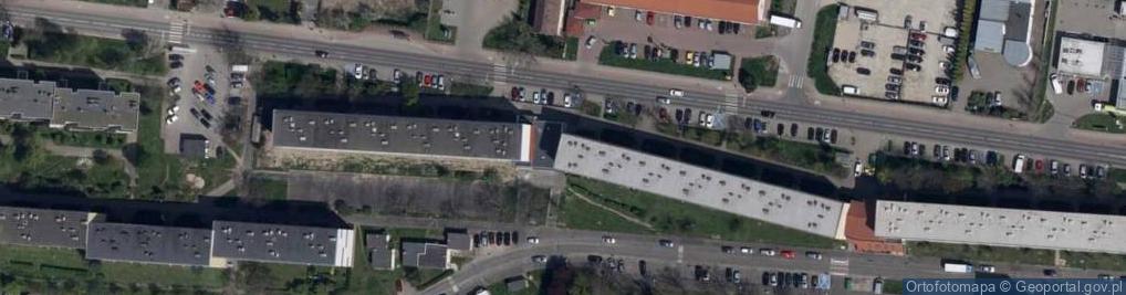 Zdjęcie satelitarne Transport Ciężarowy, Import-Export, Auto-Handel Tomasz Jaros