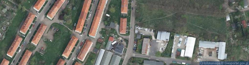 Zdjęcie satelitarne Transport Drogowy Ciężarowy Żabiński Leonard