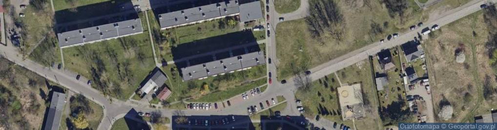 Zdjęcie satelitarne Tunel Nina Pawłowska Urszula Plewnia Jagodzińska