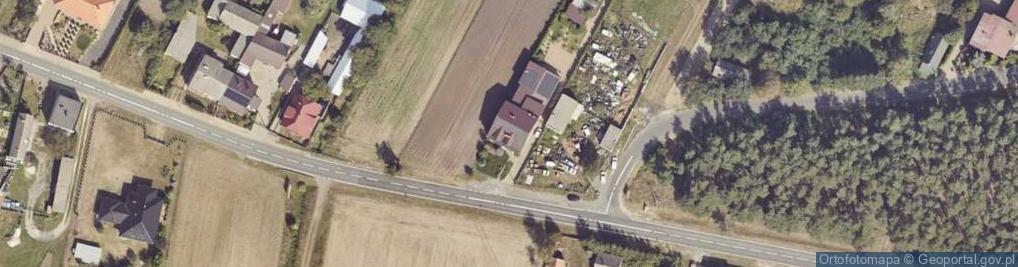 Zdjęcie satelitarne U Barbary i Grzegorza