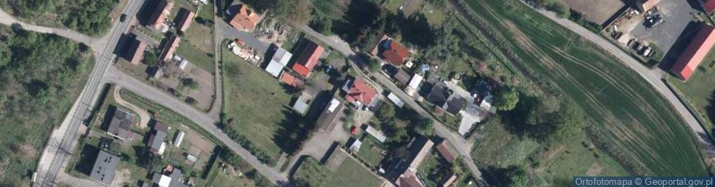 Zdjęcie satelitarne "U Gucia" M.Tobaszewski, Jędrzychowice