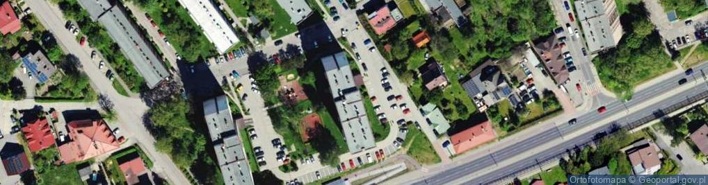Zdjęcie satelitarne Ubezpieczenia Finanse Korzuch Zbigniew