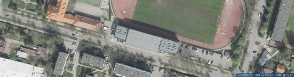 Zdjęcie satelitarne Uczniowski Ostrowski Ludowy Klub Atletyczny
