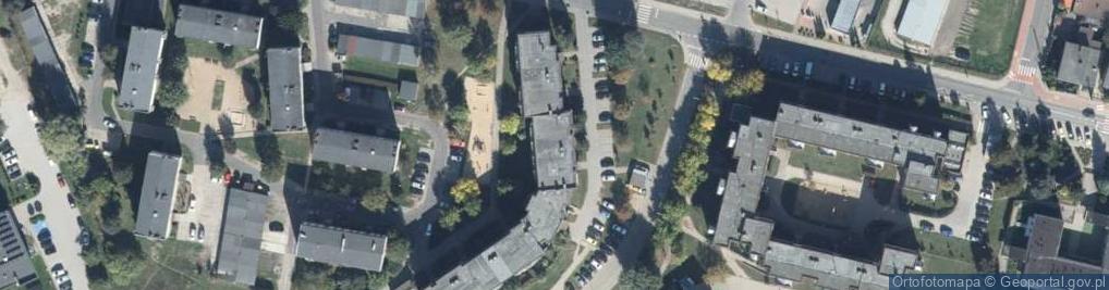 Zdjęcie satelitarne Ułgi Taksówkowe