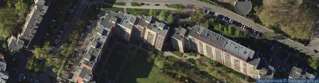 Zdjęcie satelitarne Umiński J., Wrocław