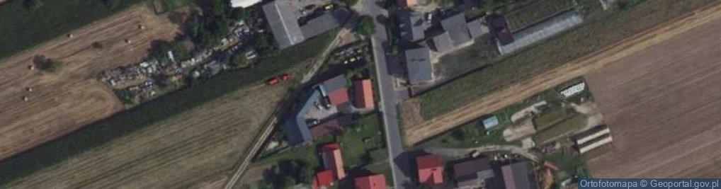 Zdjęcie satelitarne Uprawa Grzybów Beata Dudziak Nowa Dąbrowa
