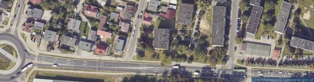 Zdjęcie satelitarne Uprawa Grzybów Jacek Dziobek Wolsztyn