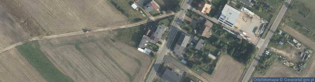 Zdjęcie satelitarne Uprawa Grzybów Jarosław Rożek Sierakowo