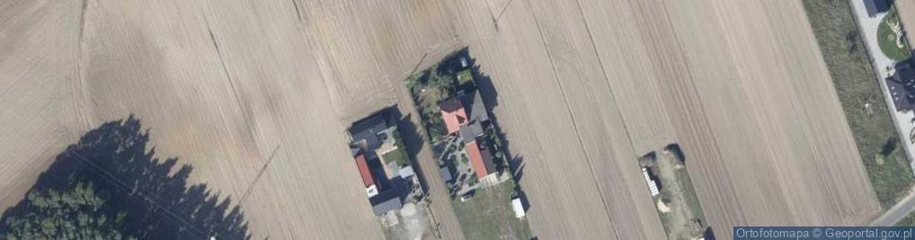 Zdjęcie satelitarne Uprawa Grzybów Krystian Stachowski Dąbrowa