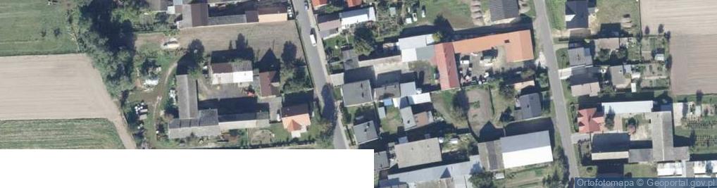 Zdjęcie satelitarne Uprawa Grzybów Marian Łukaszewski Tłoki