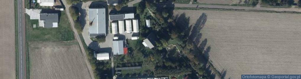Zdjęcie satelitarne Uprawa Grzybów Stanisław Michał Furmaniak Kiełpiny