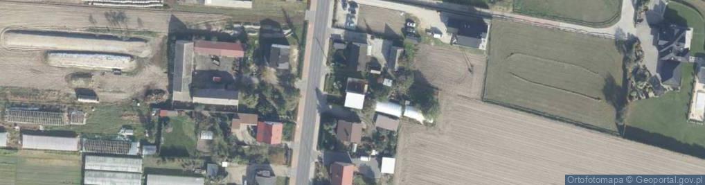Zdjęcie satelitarne Uprawa Grzybów Teresa Lehmann
