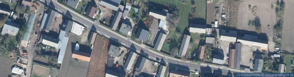Zdjęcie satelitarne Uprawa Grzybów Teresa Wolsztyńska Wyskoć