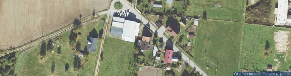 Zdjęcie satelitarne Uprawa Pieczarek Ferfet Ryszard