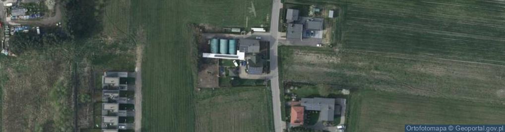 Zdjęcie satelitarne Uprawa Pieczarek Gajda Regina