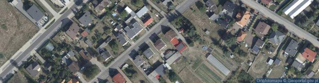 Zdjęcie satelitarne Uprawa Pieczarek Janusz Dych