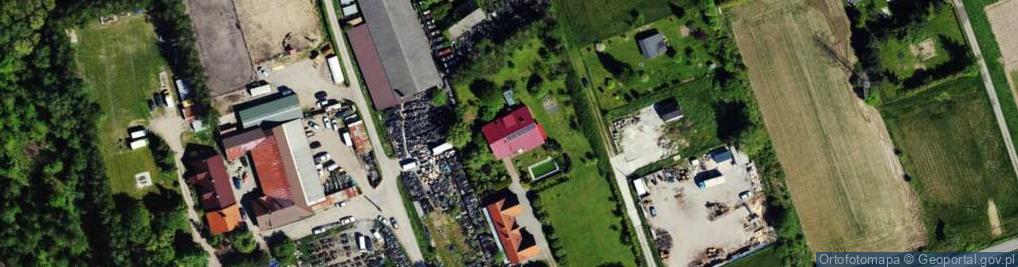 Zdjęcie satelitarne Uprawa Pieczarek Krzysztof Wolak