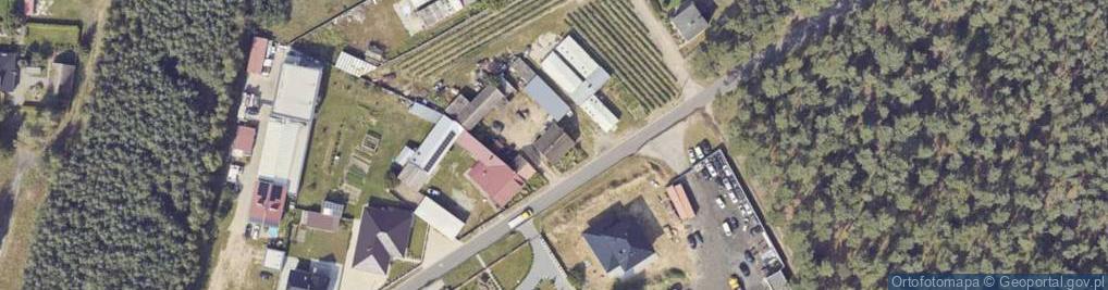Zdjęcie satelitarne Uprawa Pieczarek Mirosław Kaczmarek