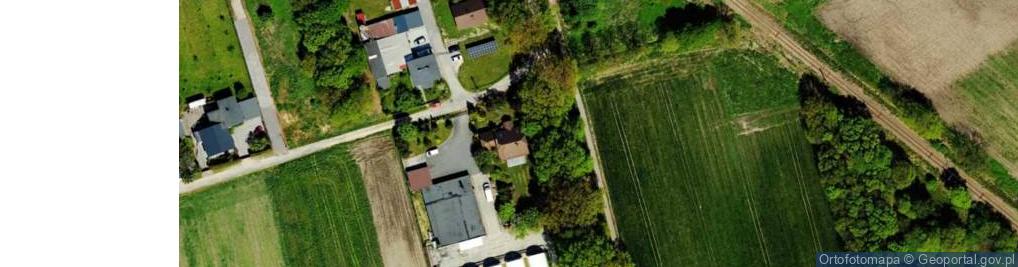 Zdjęcie satelitarne Uprawa Pieczarek Pokładnik Jarosław