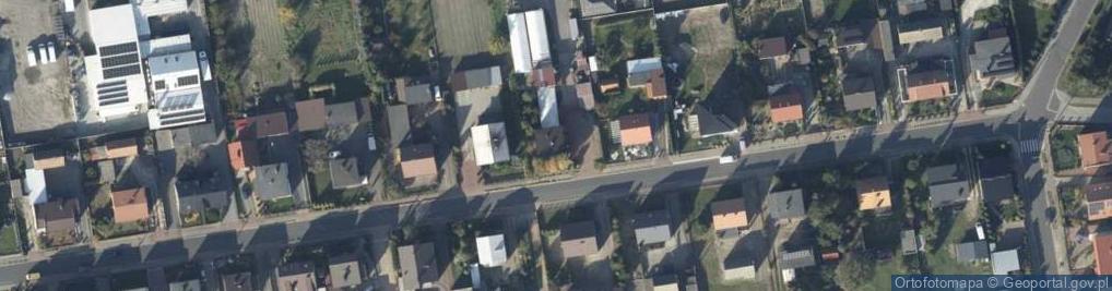 Zdjęcie satelitarne Uprawa Pieczarek Roman Dąbrowski