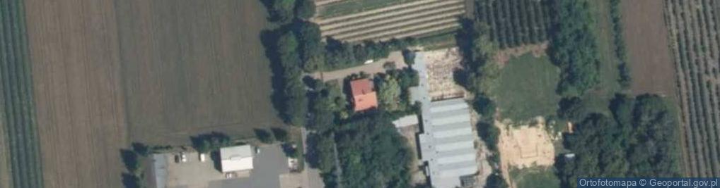 Zdjęcie satelitarne Uprawa Pieczarek Szysz Henryk