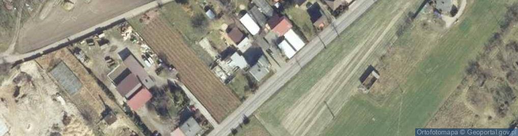 Zdjęcie satelitarne Uprawa Pieczarek Witold Kiąca Śmigiel
