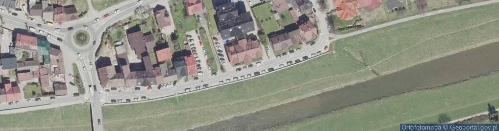 Zdjęcie satelitarne Urząd Gminy Nowy Targ