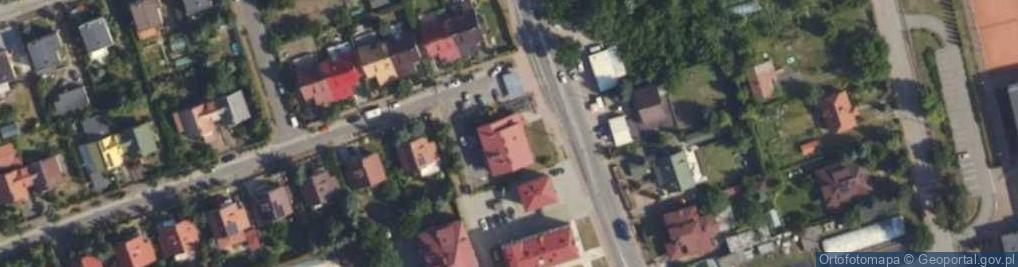 Zdjęcie satelitarne Urząd Pocztowy Nieporęt
