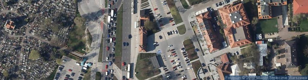 Zdjęcie satelitarne Urząd Pocztowy Warszawa 96