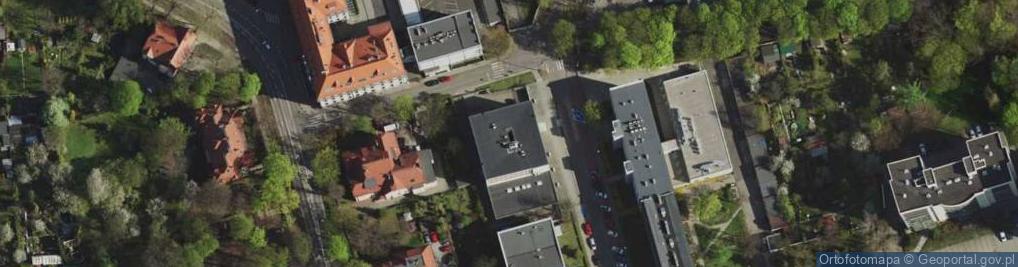 Zdjęcie satelitarne Urząd Statystyczny w Katowicach