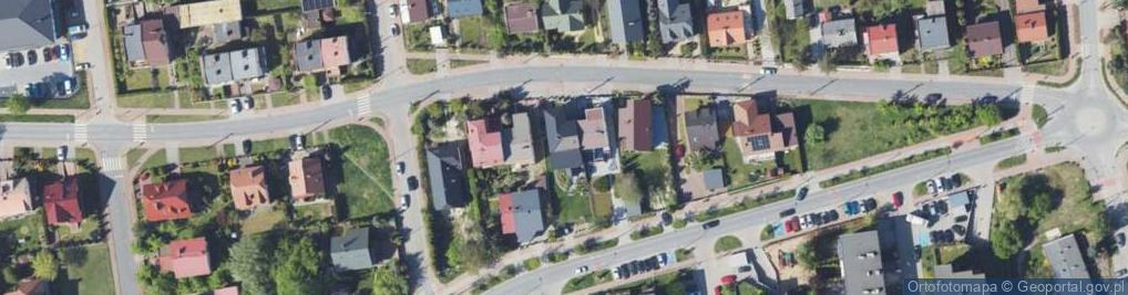 Zdjęcie satelitarne Usługi Geodezyjne Geodeta Uprawniony Anna Sarzalska