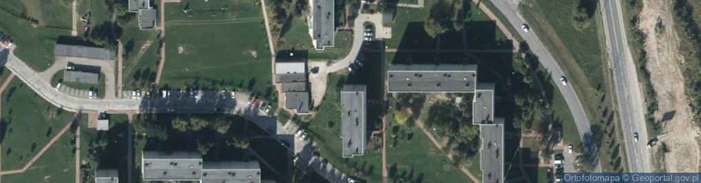 Zdjęcie satelitarne Usługi Geodezyjne Geodeta Uprawniony Gajda Zofia
